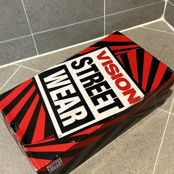 Vision Street Wear VSW Suede Hi skate skateboard shoes sneakers red Mens Size 13 - Picture 13 of 14